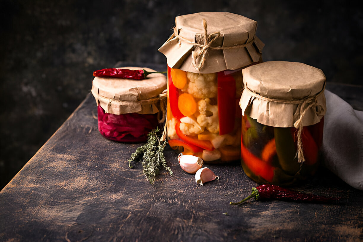 Premium pickled vegetable jars 4